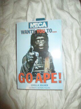 NECA Planet of the Apes Gorilla Soldier Ultimate Action Figure New